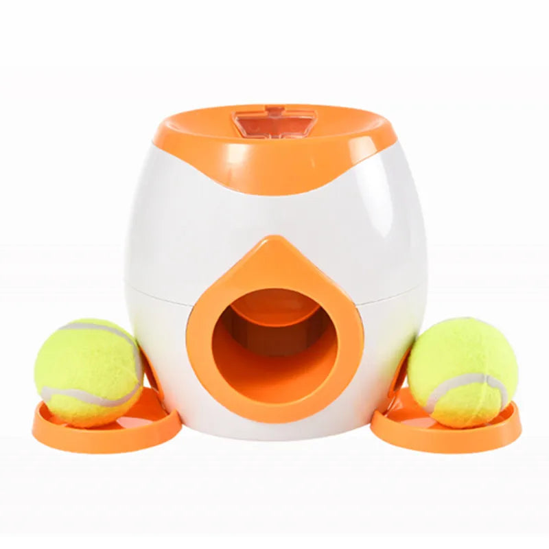 Pet Dog Toys,Electronic Usb Dog Two Tennis,Food rewards, Dog Interactive Training, Intelligent Automatic Food Leakage Device