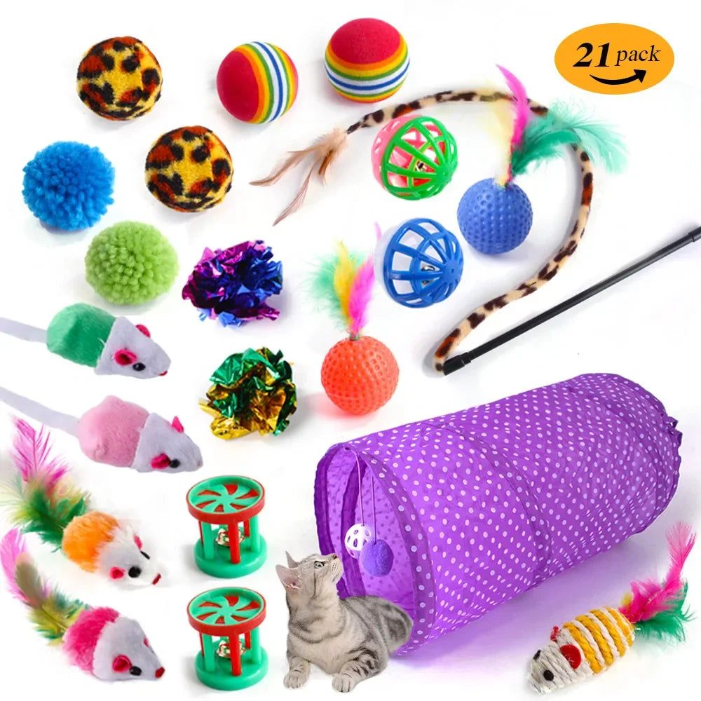 Cat Tunnel Foldable kitty Tunnel Pet Supplies S T Y Cross Pass Play Tunnel Cat Toy Breathable Drill Barrel for Indoor Loud Paper