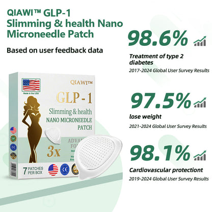 QIAWI™ NIDDK-Tirzepatide 🍃GLP-1 Slimming & 🌿Health Nano Microneedle Patch – 🔥Now 60% OFF!